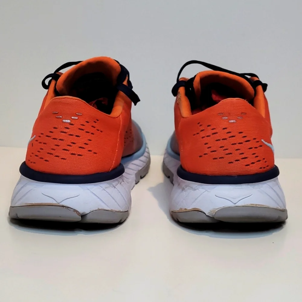 Hoka One One Cavu 2 Men's Size 8 orange blue 1099723 NFRG - Picture 4 of 13